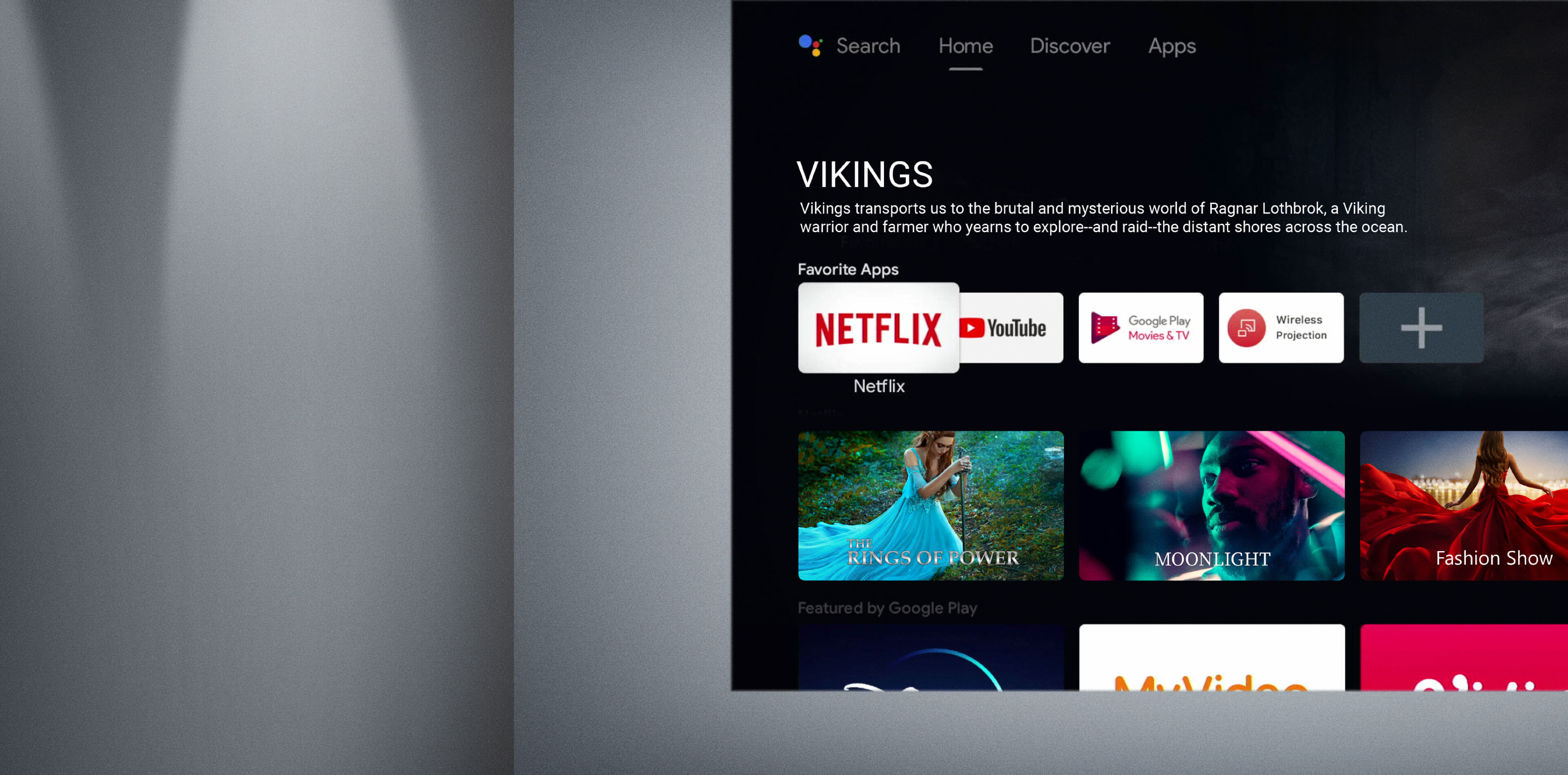 BenQ GP100A preloaded Netflix and powered by Android TV dongle