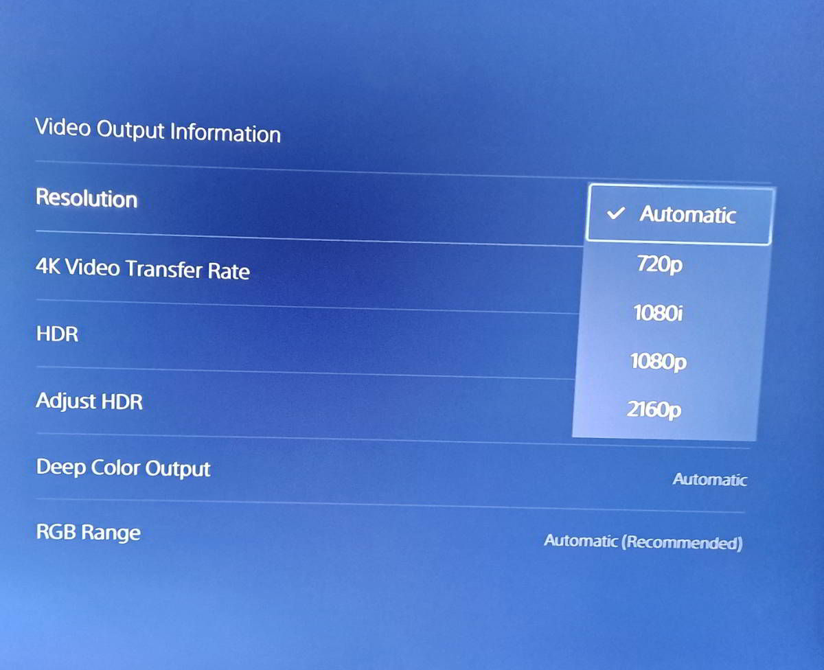 Résolutions d'affichage de la PS5, 4K, HDMI 2.1 et HDMI 2.0