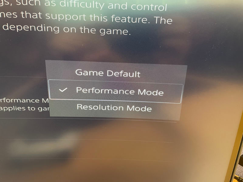How to Preset Game Difficulty, Resolution, and More on PS5