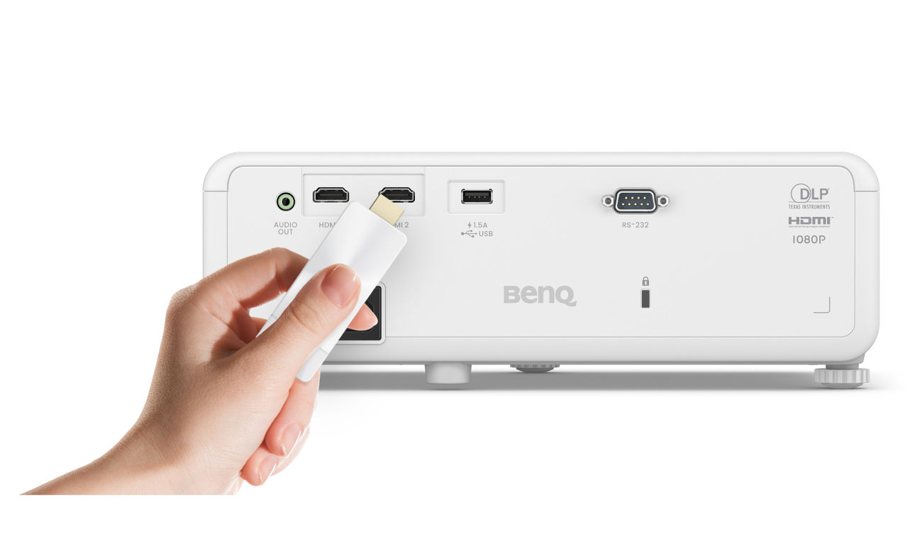 De BenQ QP30 draadloze dongle voor draadloze vergaderoplossingen is BYOD-vriendelijk 