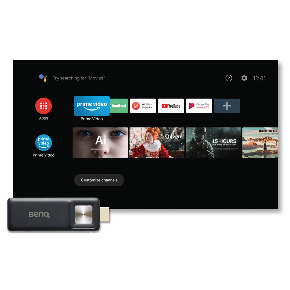 QS01 | Certified Android TV Dongle | BenQ US