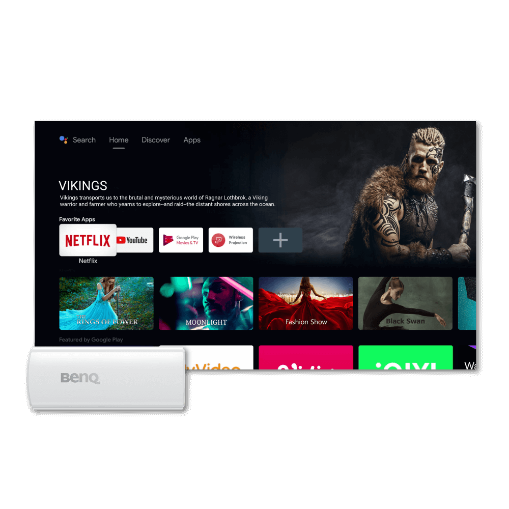 Беспроводной адаптер BenQ QS02 для проекторов с сертифицированным Android  TV | BenQ Russia