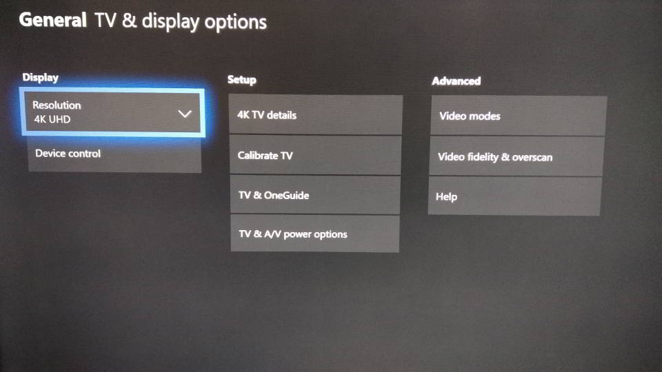 Xbox One X 4K HDR Color Settings Quick Guide