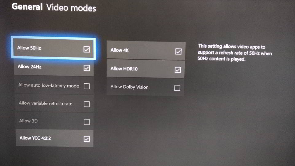 Xbox One X 4K HDR Color Settings Quick Guide
