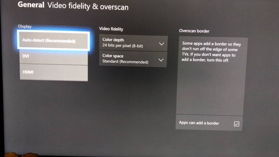 Video fidelity on sale xbox one