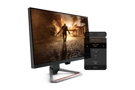Monitor Gamer Benq Mobiuz EX2510 con diferentes modos de color 