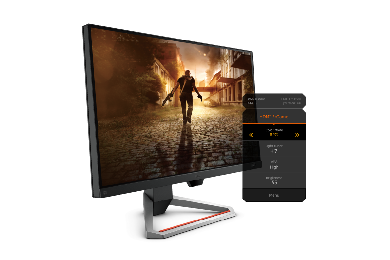 EX2710-方便操作且快速的全新 OSD 介面