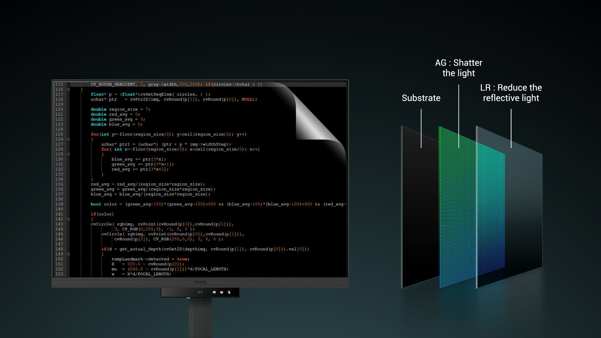 Dòng BenQ RD được trang bị tấm nền phủ mịn độc quyền mang lại năng suất cao nhất cho các lập trình viên.