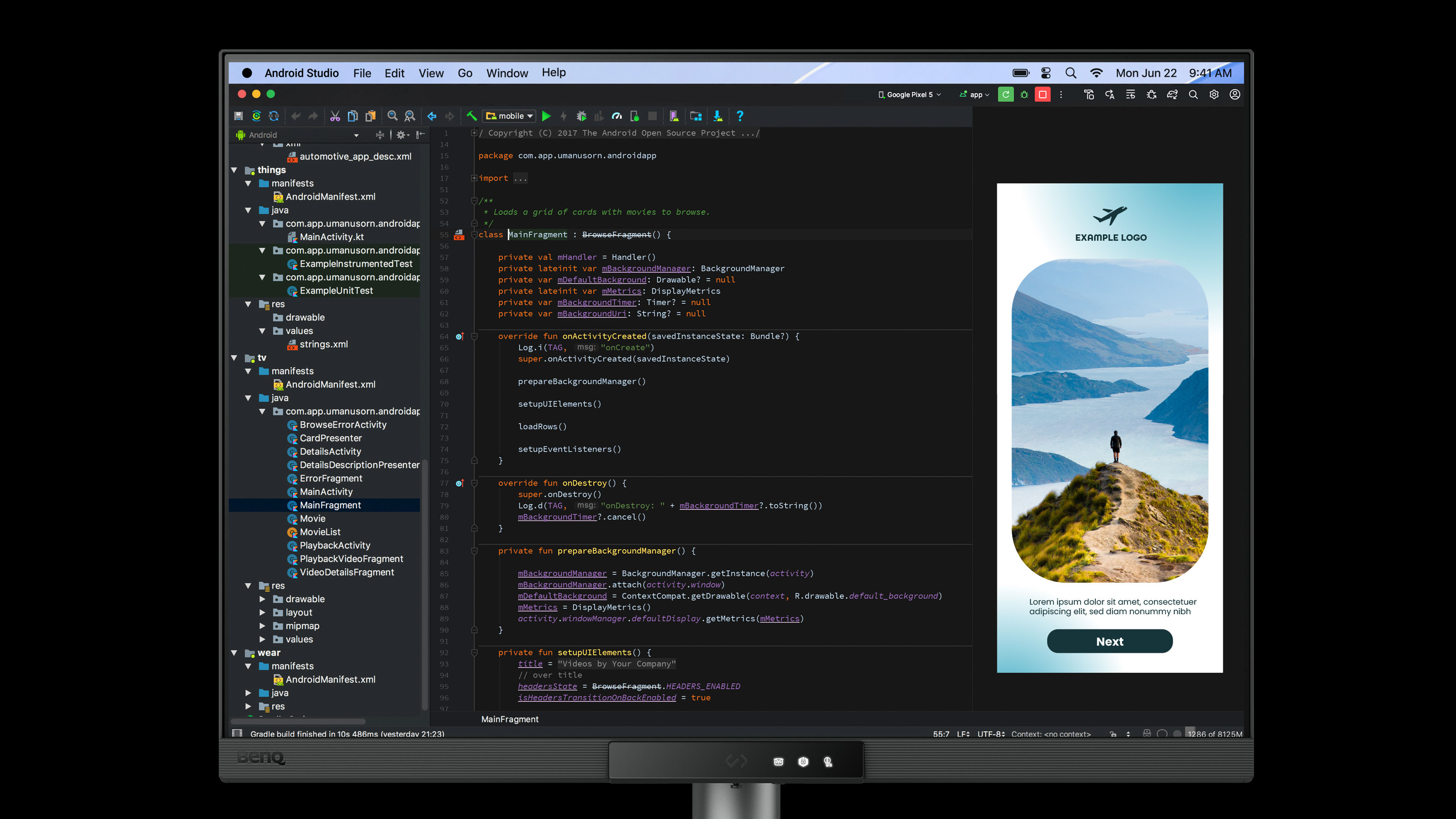 BenQ 3:2 aspect ratio monitor for Mac