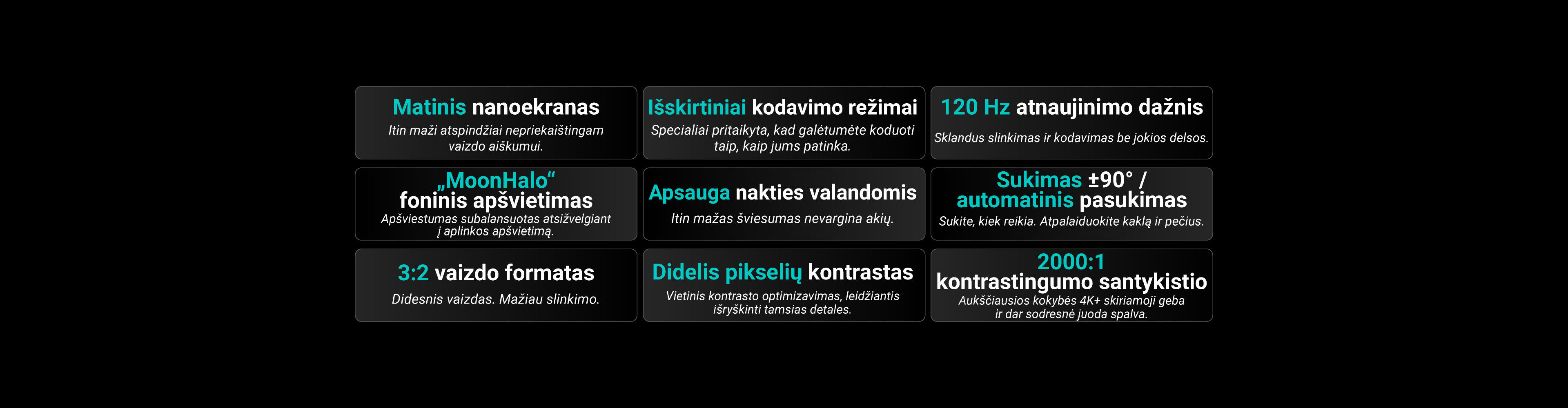 BenQ RD280UG combines a 28.2" 4K+ display, 120Hz refresh rate, 3:2 aspect ratio, Nano Matte Panel, MoonHalo backlight, exclusive Coding Modes, 2000:1 contrast ratio, ergonomic design, and Eye-Care technology to deliver effortless coding sessions.