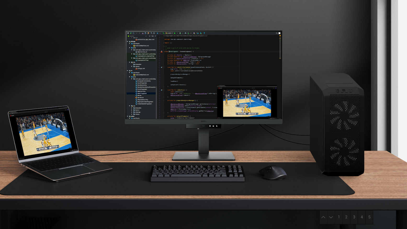 RD320U's PIP (Picture-in-Picture) and PBP (Picture-by-Picture) efficiently optimize screen space.
