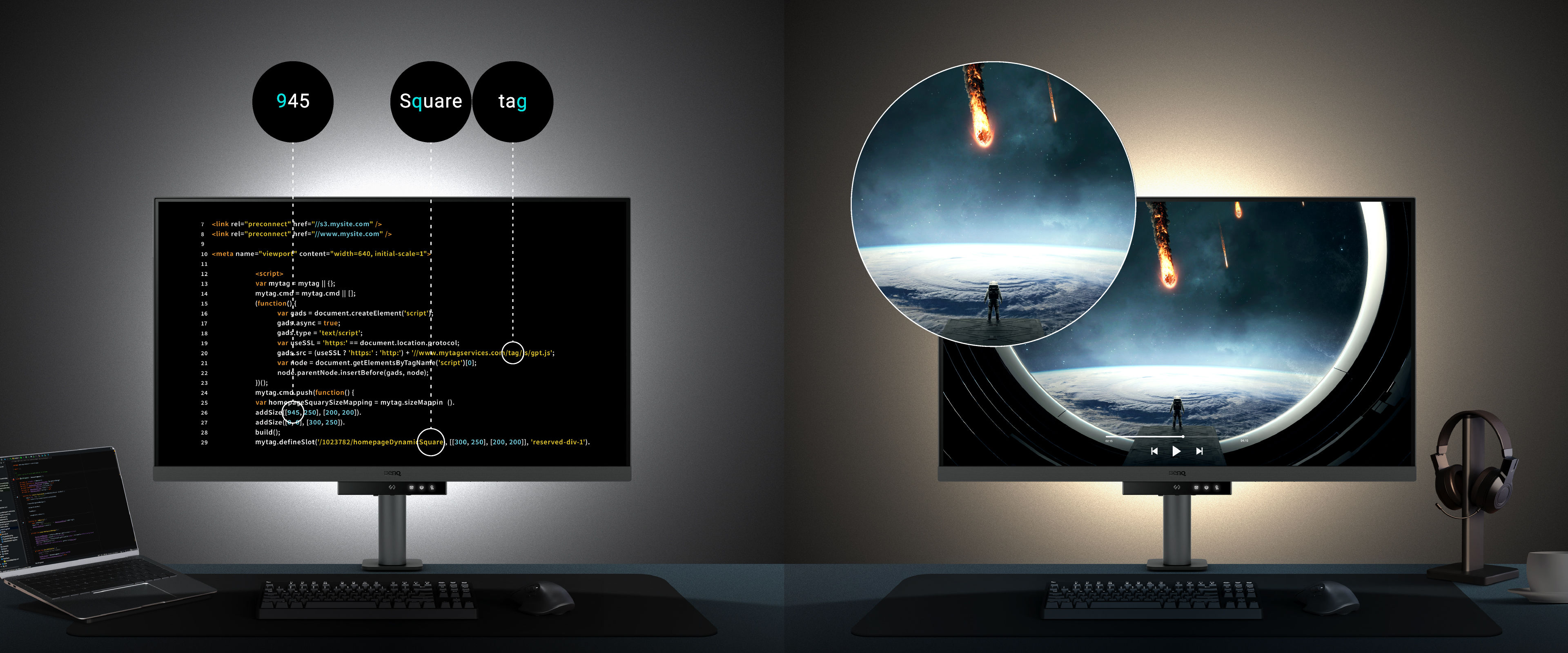 RD320UA's 2000:1 Contrast Ratio for Clearer Code and Stunning Visuals