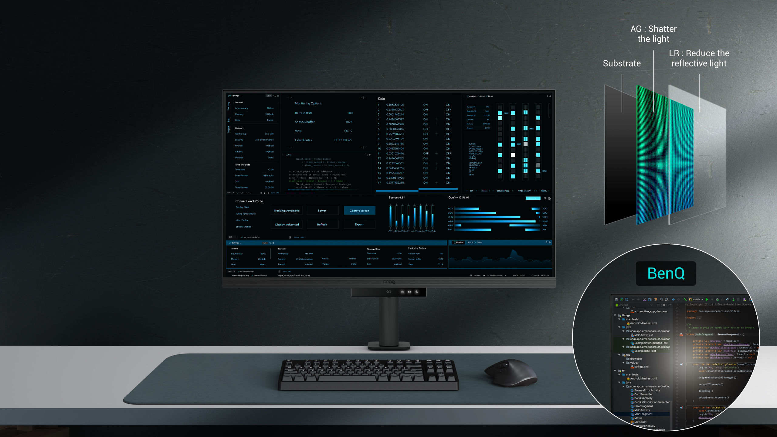 Enter the coding flow in seconds with BenQ Nano Matte Panel