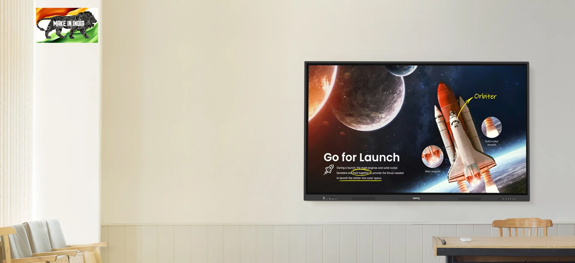 BenQ Board Essential Series in a classroom