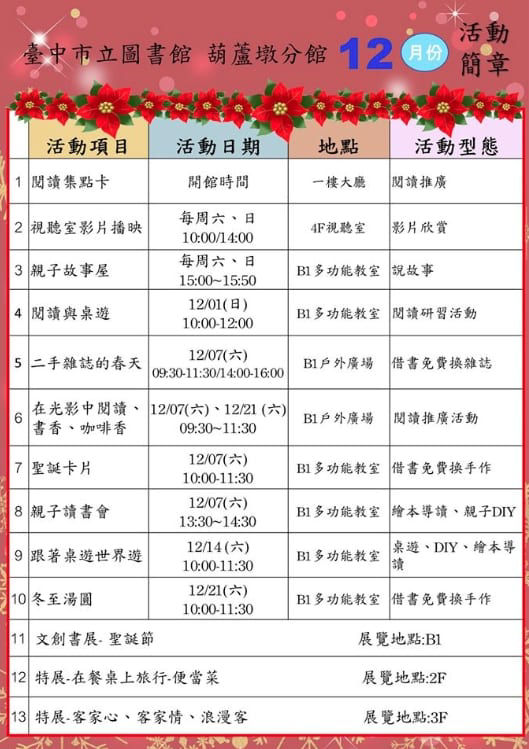 十二月親子共讀活動懶人包-內文配圖