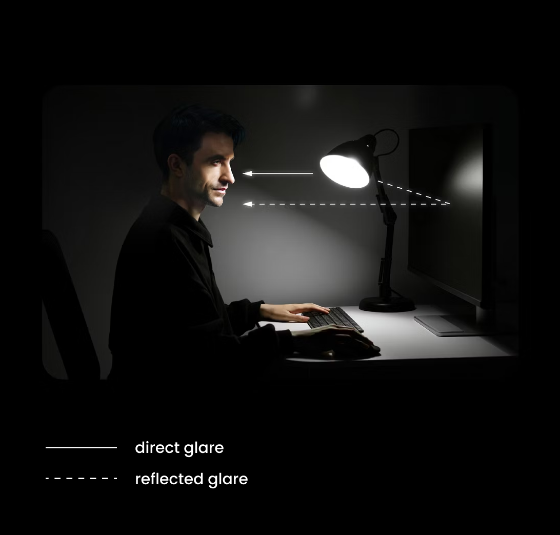 reflected glare