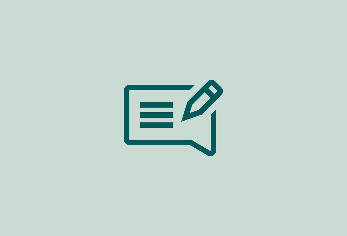 Message writing icon