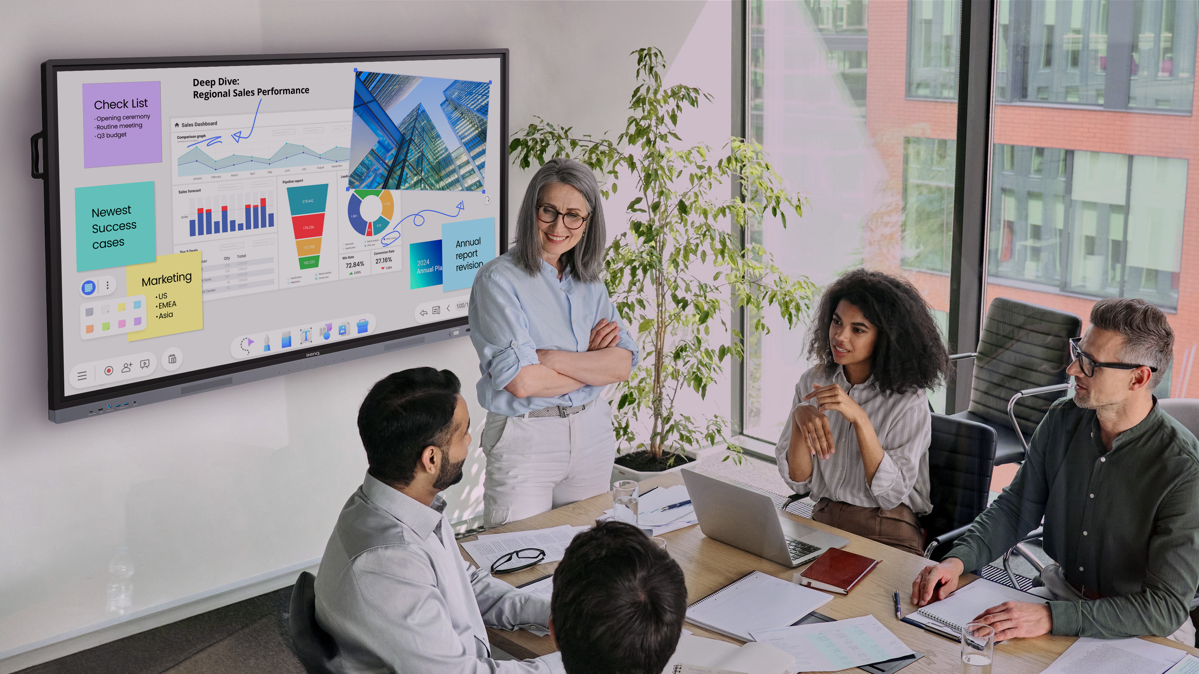 BenQ EZWrite: Empowering Dynamic Discussions with Interactive Displays