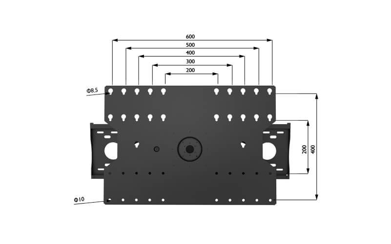 TMY21 Wall Mount for your interactive displays, meeting VESA standards.    