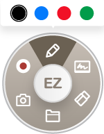 Các công cụ chú thích của BenQ EZWrite cung cấp tính năng chụp màn hình, ghi chú hoặc ghi hình dễ dàng. 