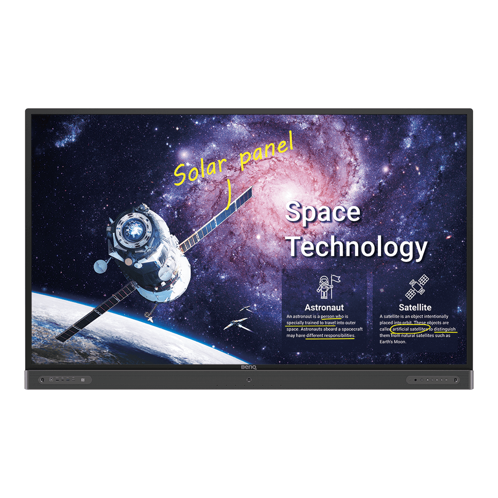 Black Benq RM5502K Education Interactive Flat Panel, 58% OFF