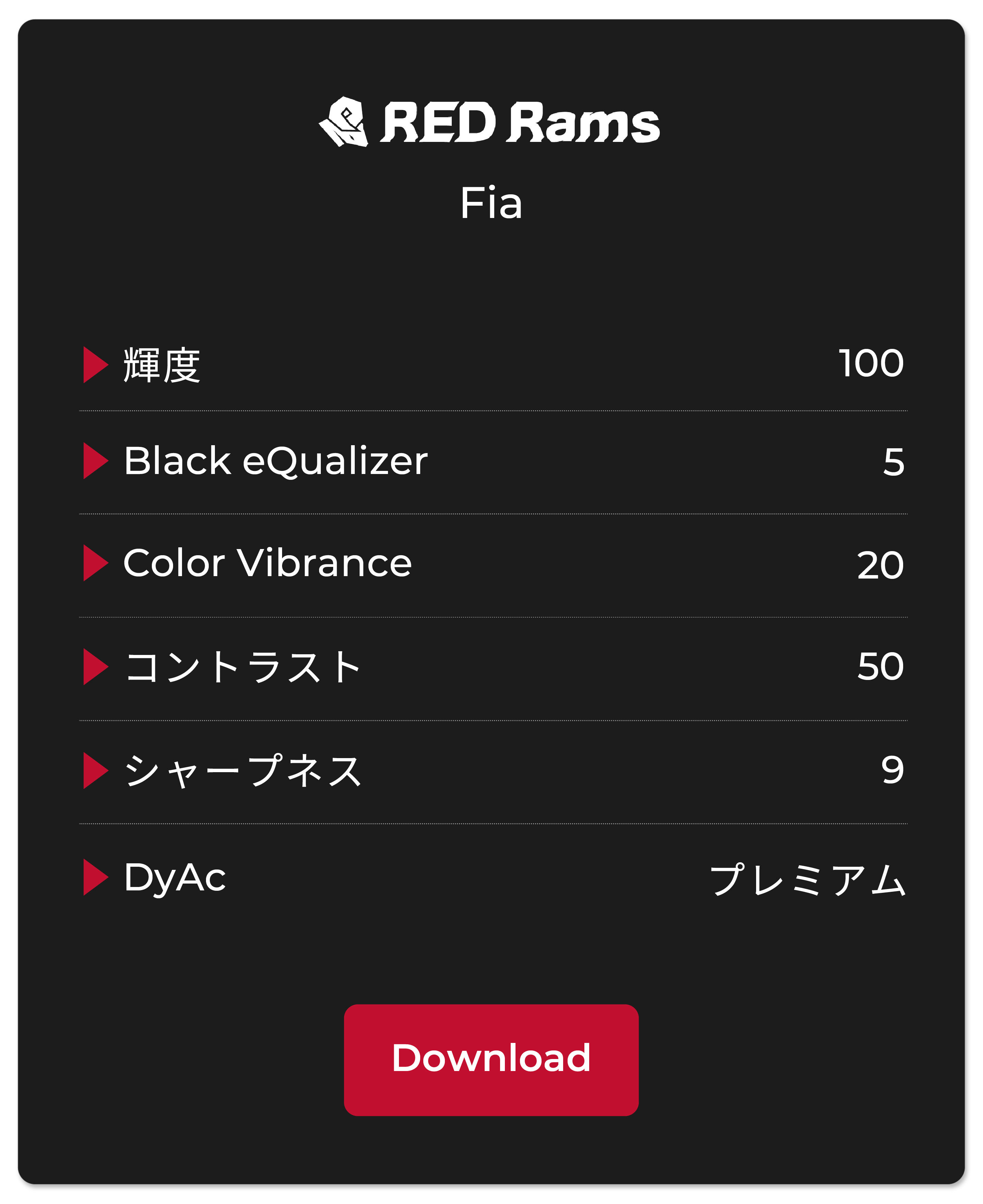 RED Rams Fia