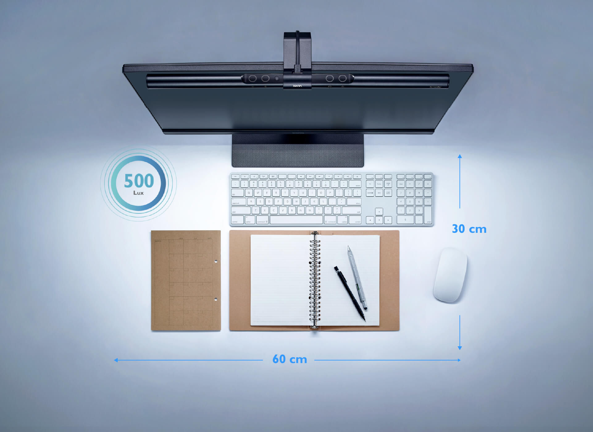 Computer monitor lamp