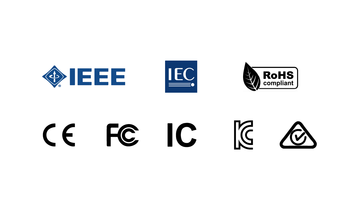 Multiple Certifications for Extra Safety ​