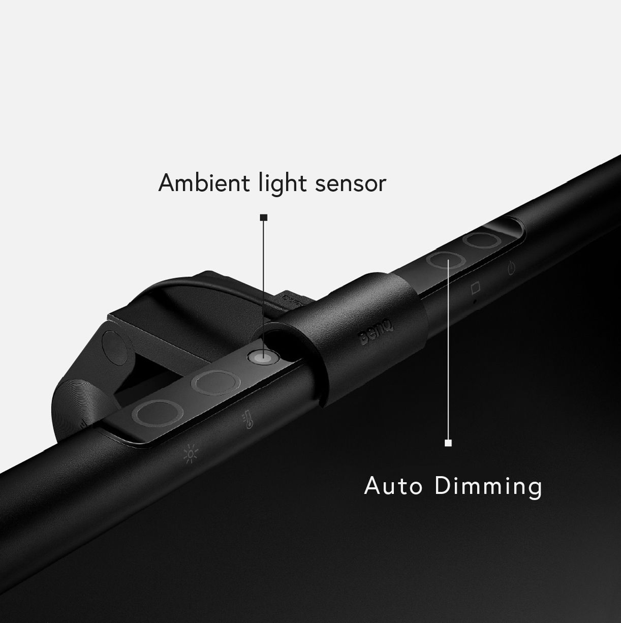 Computer Monitor Light Bar Screenbar: USB Powered LED Monitor Lamp with  Stepless Dimming & Hue Adjustment & Memory Function & No Screen Glare for  Desktop Office Home Work (Rotating Button Control) 