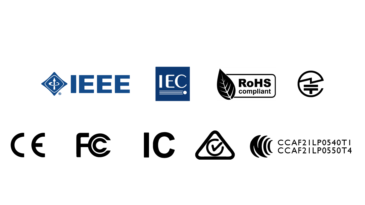 Multiple Certifications for Extra Safety ​