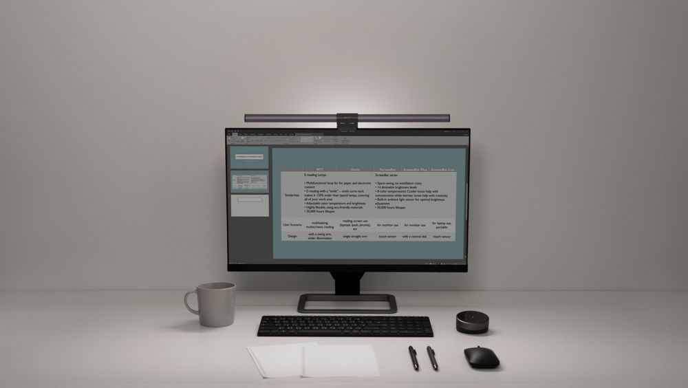BenQ ScreenBar Plus Review AR17_C Precision Desktop Light