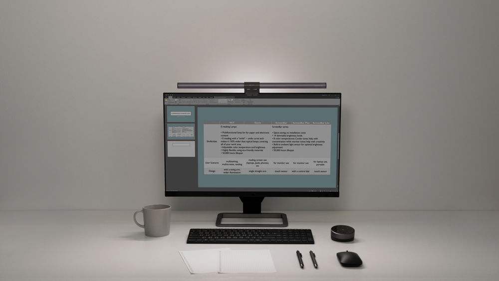 ScreenBar Halo モニターライト | ベンキュージャパン