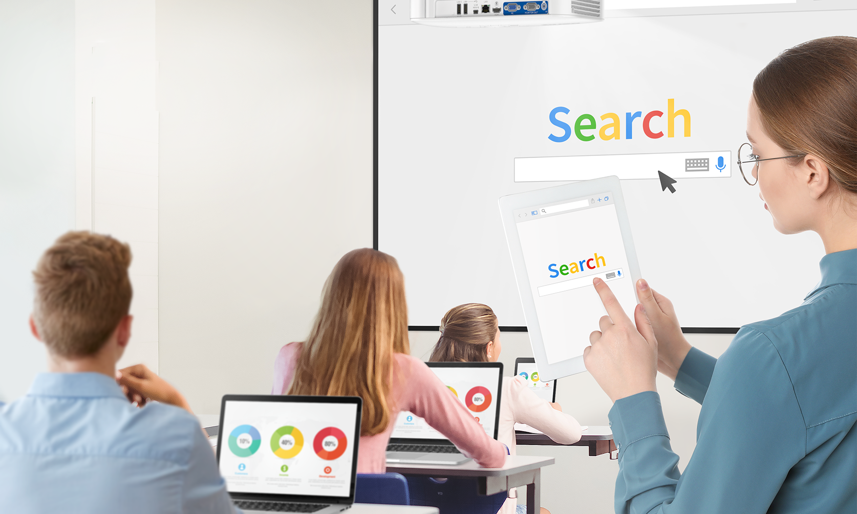 Blended learning lets teachers and students break away from tradition and enables students to use their familiar devices to study.