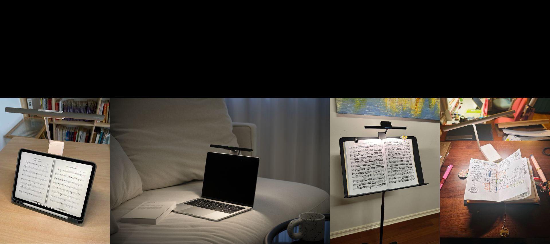 LaptopBar Work and create wherever with LaptopBar, a light bar built for your laptop.