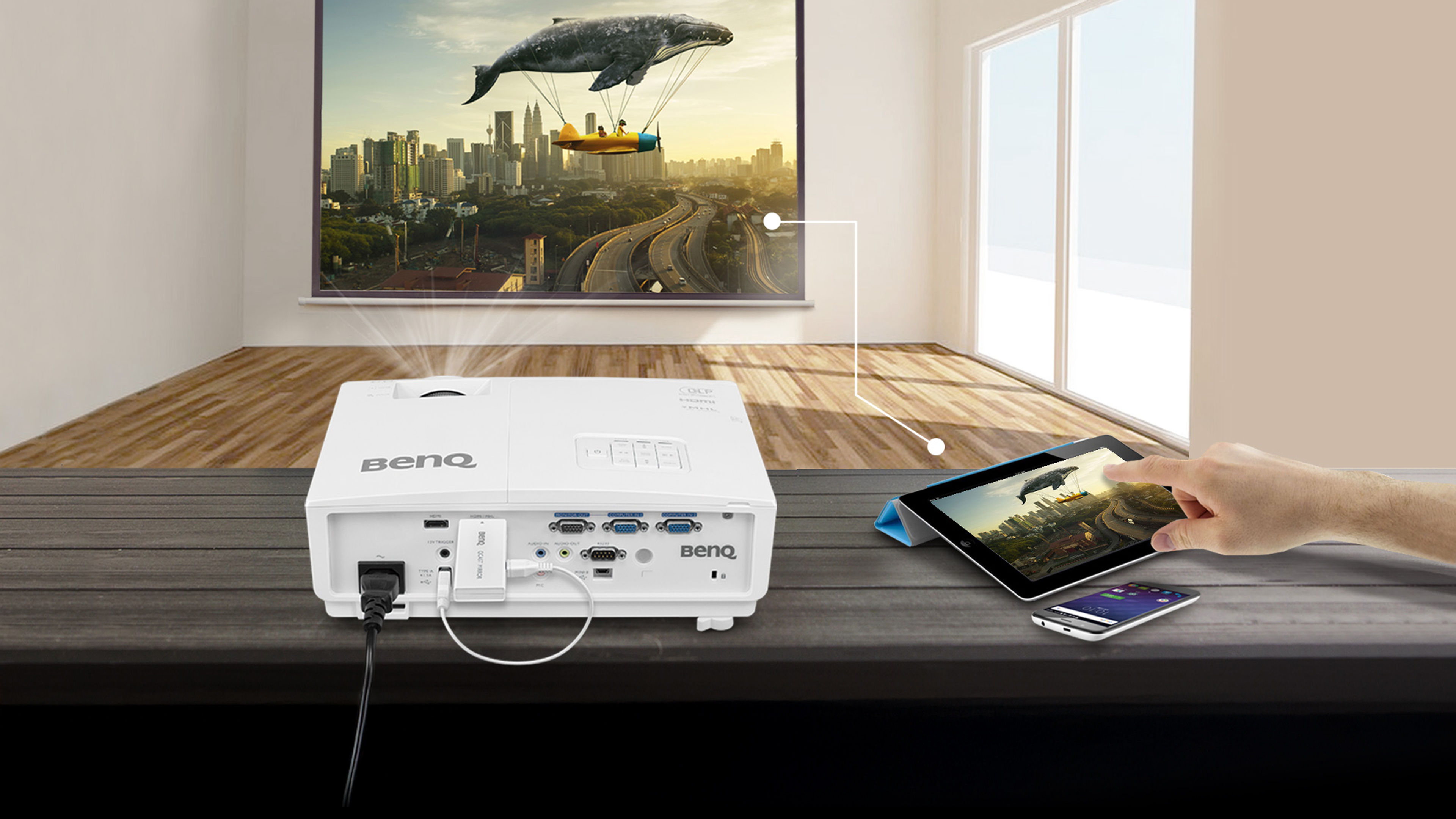 畫面同步投影 無線播放Full HD影片