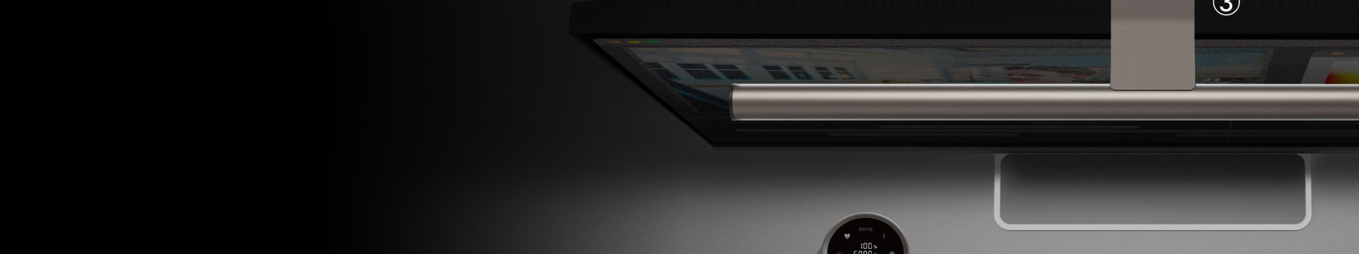 Enhanced Workspace Comfort and Versatility with BenQ ScreenBar Pro