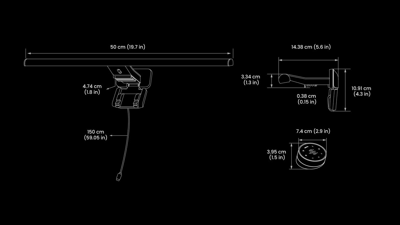 ScreenBar Halo2 螢幕智能掛燈