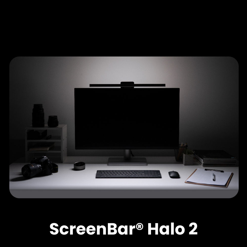 その他 BenQ ScreenBar Halo 2 Amazon.com: BenQ ScreenBar Halo 2 LED Monitor Light