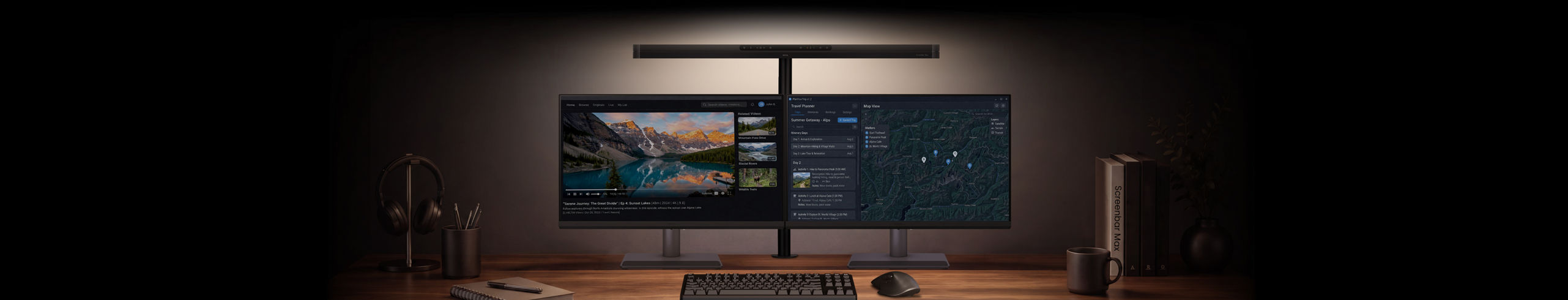 ScreenBar® Max 雙螢幕燈
