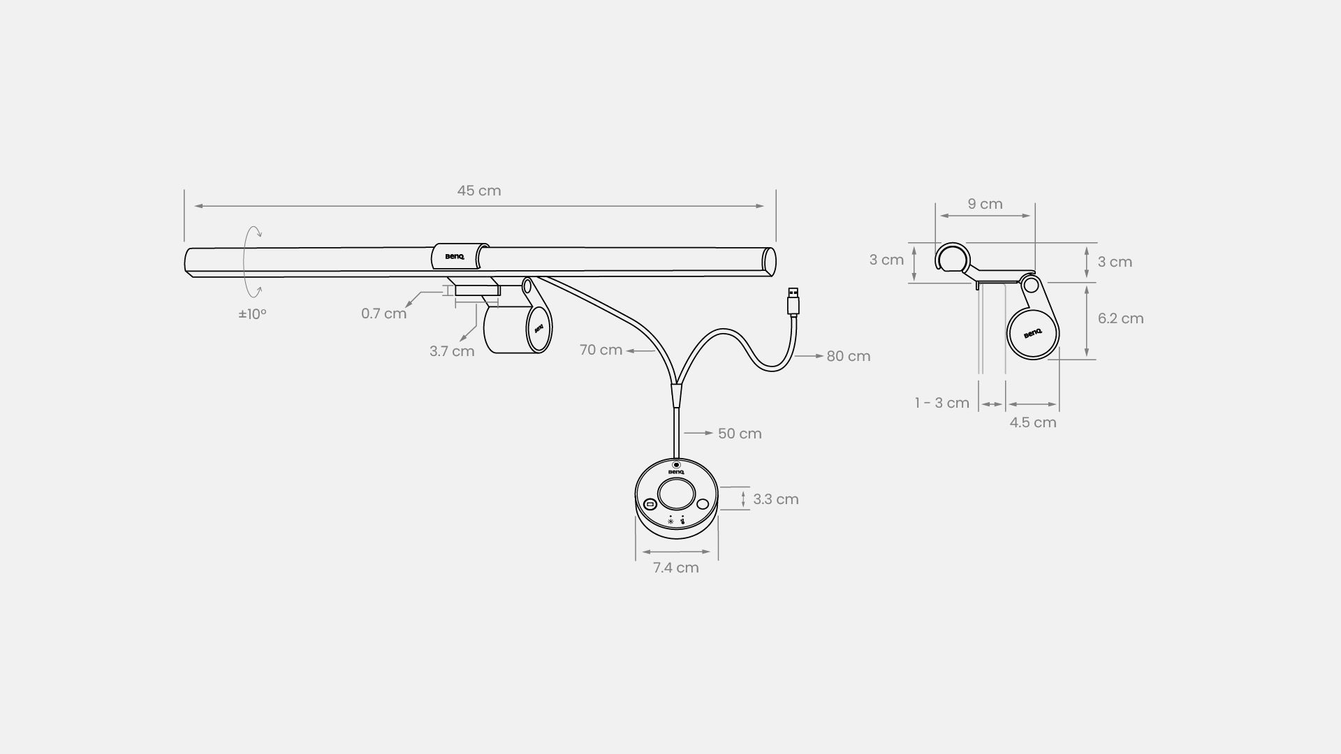 Screenbar Plus 尺寸