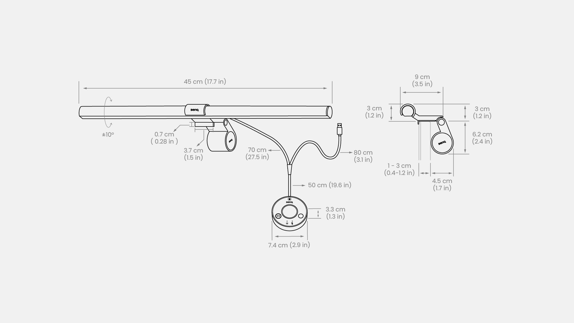 Screenbar Plus Dimesion