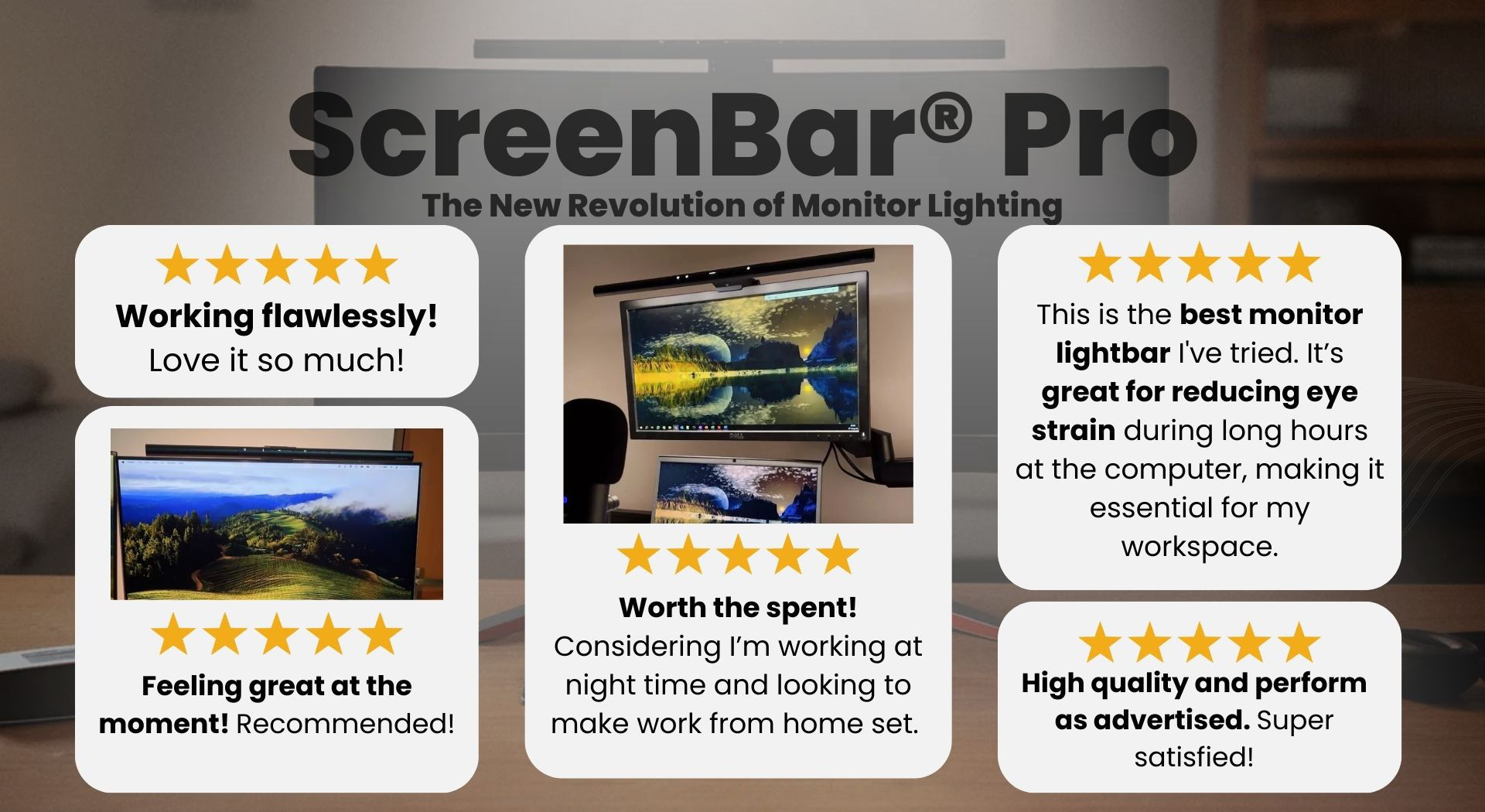 ScreenBar Pro Customer Reviews