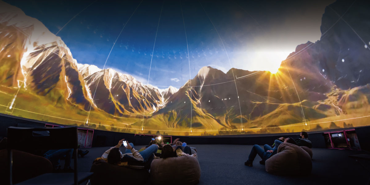 BenQ Simulation Projection solutions, immersive room