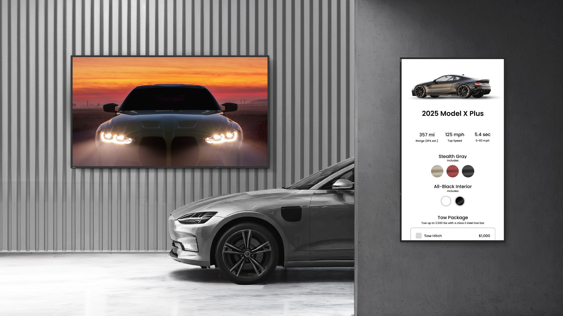 The VESA-compatible SH04 can be easily mounted in portrait or landscape mode, making it ideal for various digital signage applications across your organization.