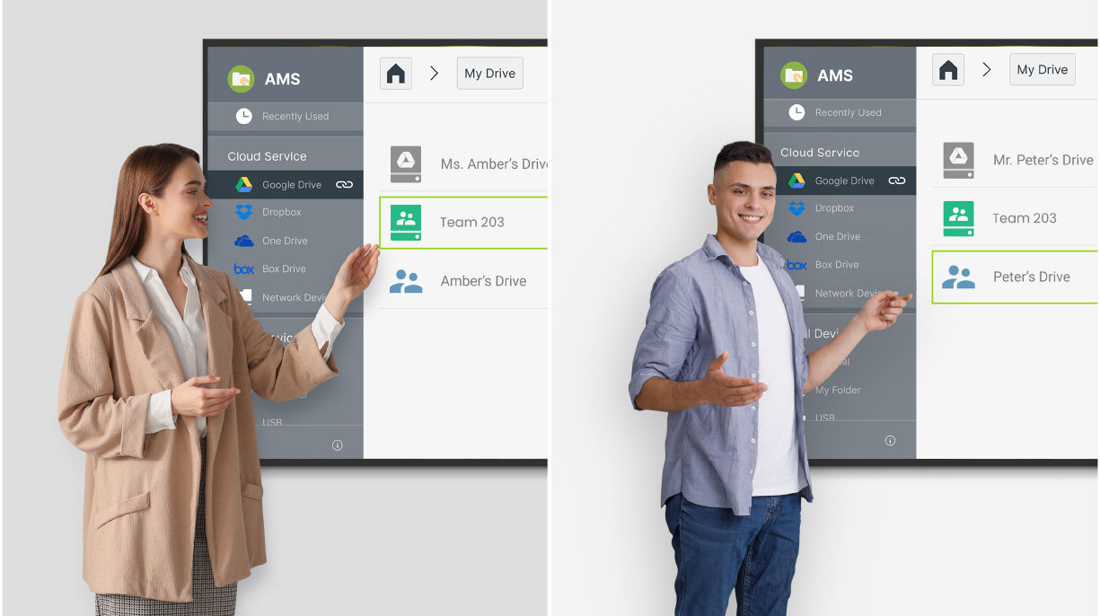Securely log into your BenQ account with the scan of a QR code to find your cloud drives, pinned apps, and website bookmarks. Plus, only you can see your data on the SH04.