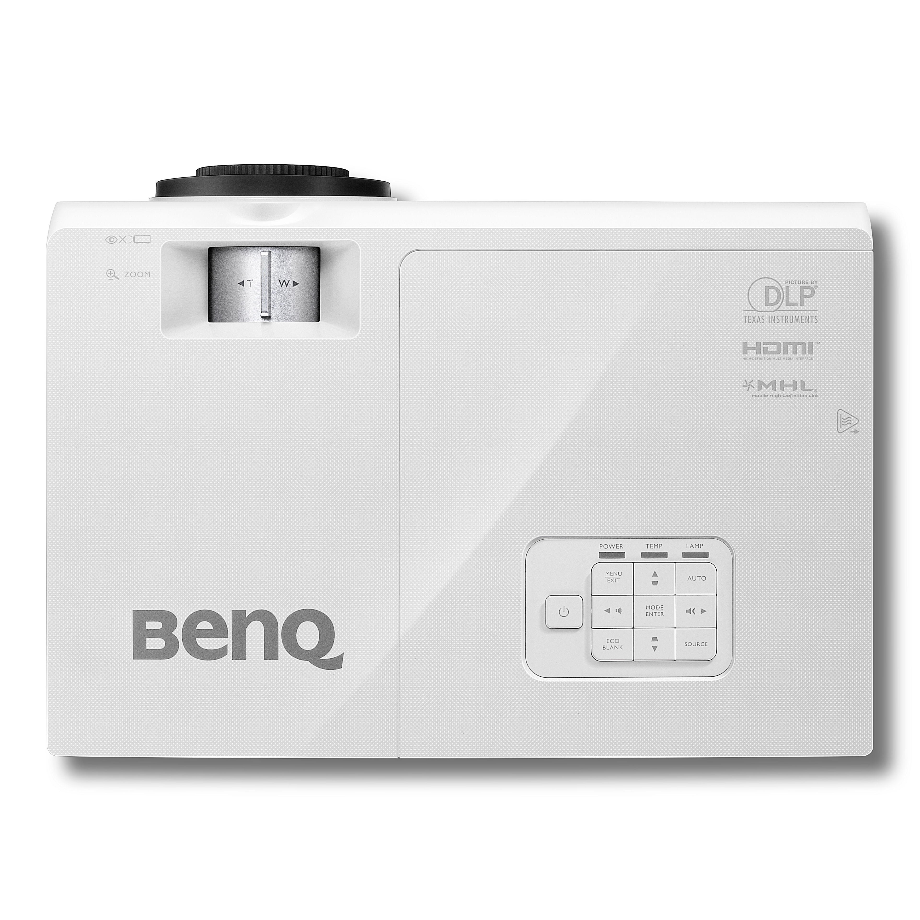 BenQ MP623 DLP Projector 2500 Lumens Cinema HDMI HD 1080i Low Hour Bulb!  Tested 8467840561764