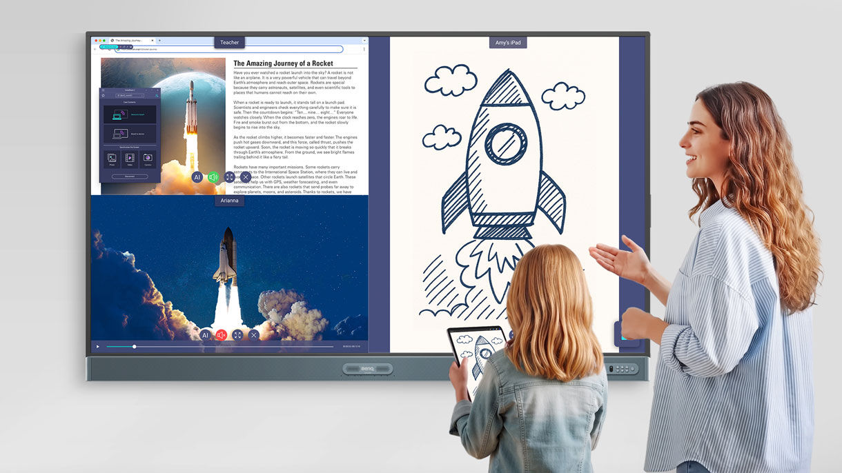 Whiteboard your way with BenQ Board