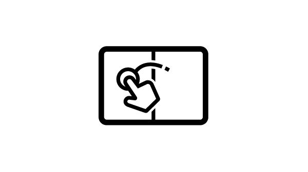 Side-by-side drag and drop