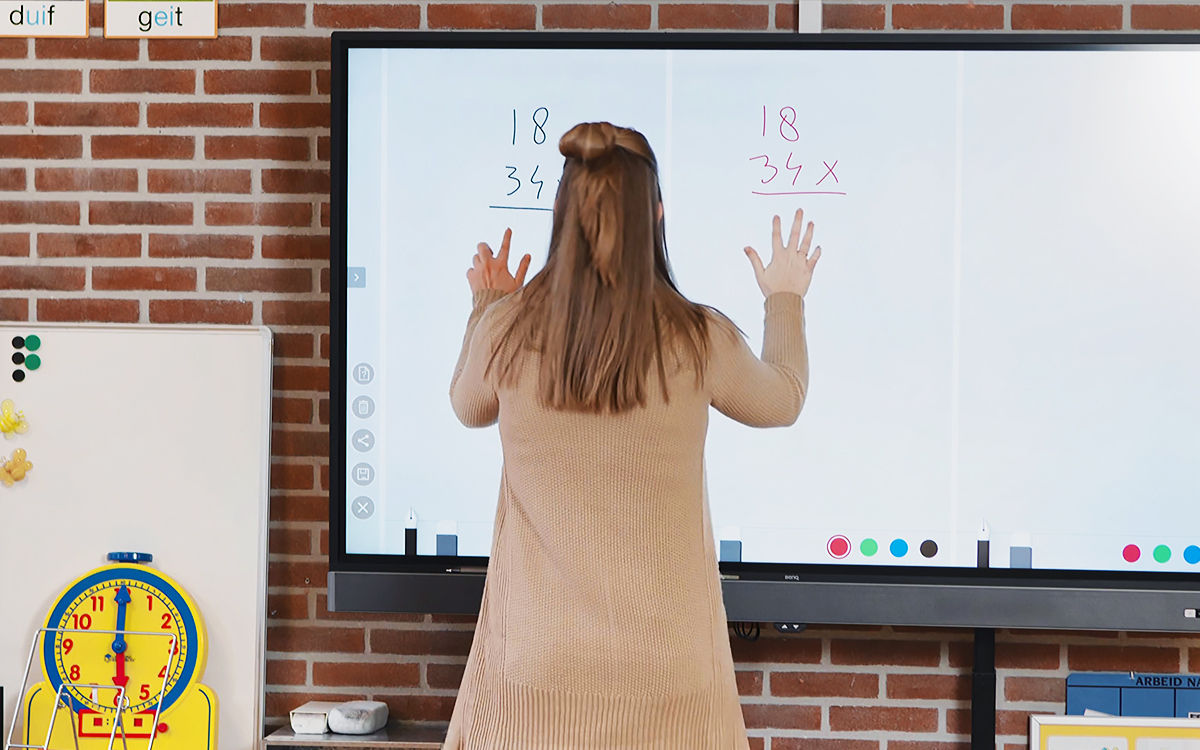 BenQ smart interactive displays with SKOV for edtech