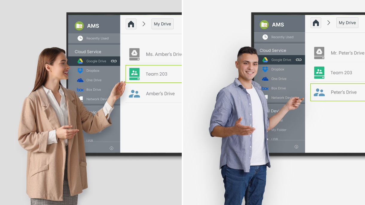 Securely log into your BenQ account with the scan of a QR code to find your cloud drives, pinned apps, and website bookmarks. Plus, only you can see your data on the SL04.